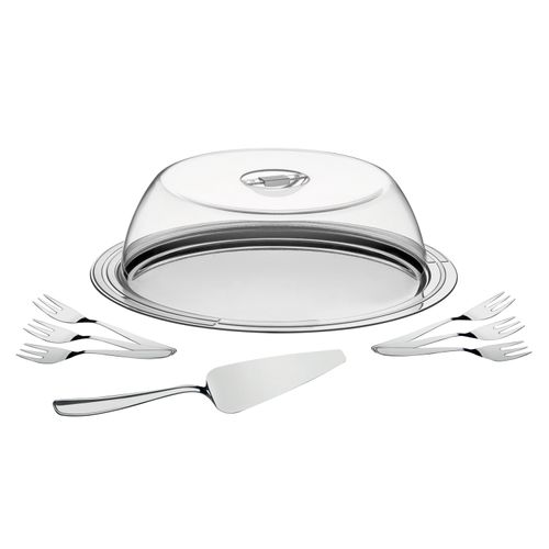 Kit para Torta Ciclo Tramontina com 9 Peças em Aço Inox