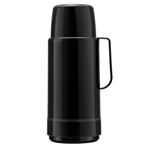 Garrafa Térmica GLT de Rosca Preta 1 Litro Invicta
