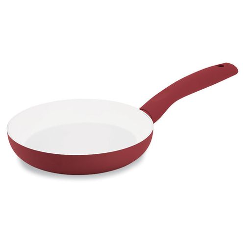 Frigideira Soft Touch Hércules 20 cm com Fundo de Indução Vermelha