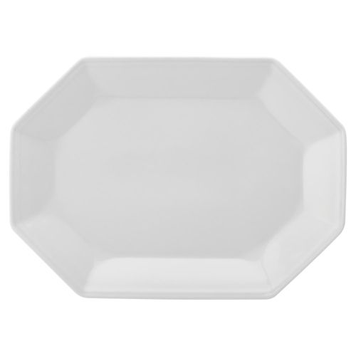 Travessa Rasa Oitavada Prisma de Porcelana Schmidt 36x20 cm