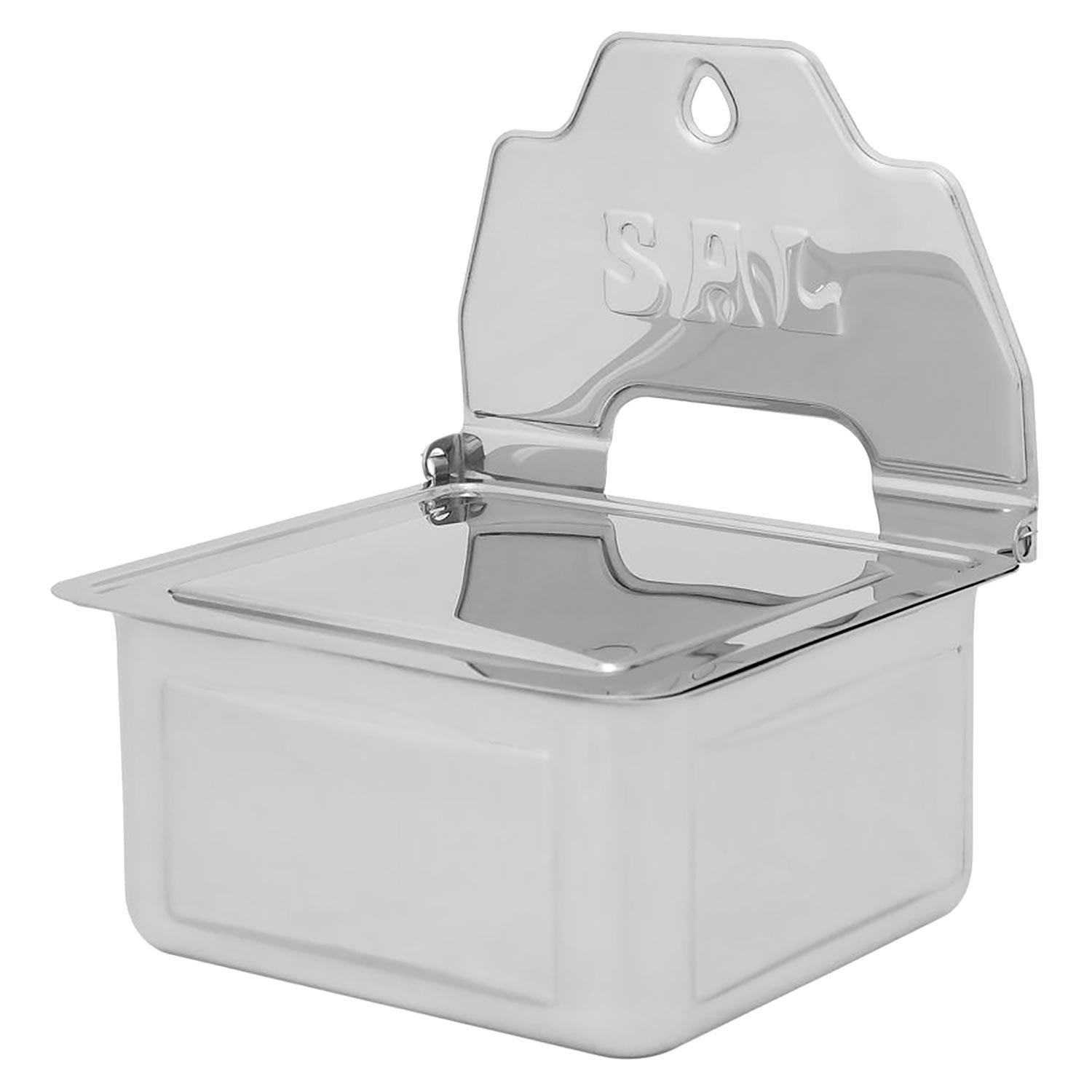 Saleiro de Parede Mimo Style em Aço Inox