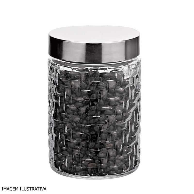 Pote_de_Vidro_Rattan_Euro_Home_com_Tampa_de_Inox_1_Litro_79181