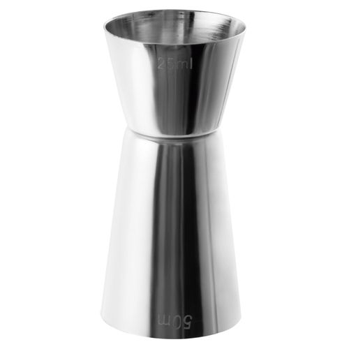 Dosador de Bebida Duplo Mimo Style 50/25 ml em Aço Inox