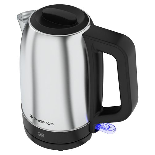 Chaleira Elétrica Pure Cadence 1,7 Litros em Aço Inox 127v