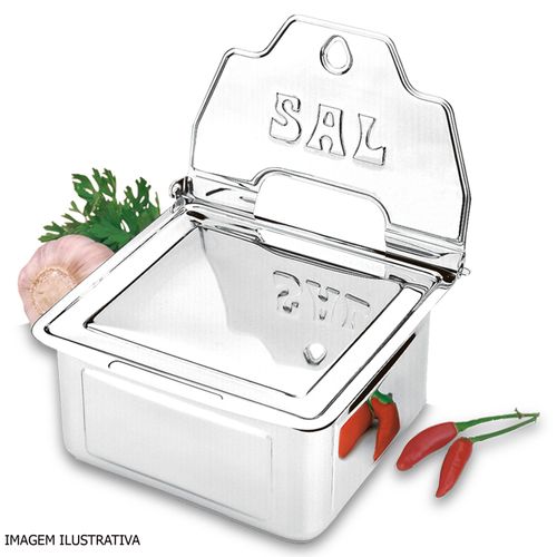 Saleiro de Parede Suprema Brinox em Aço Inox