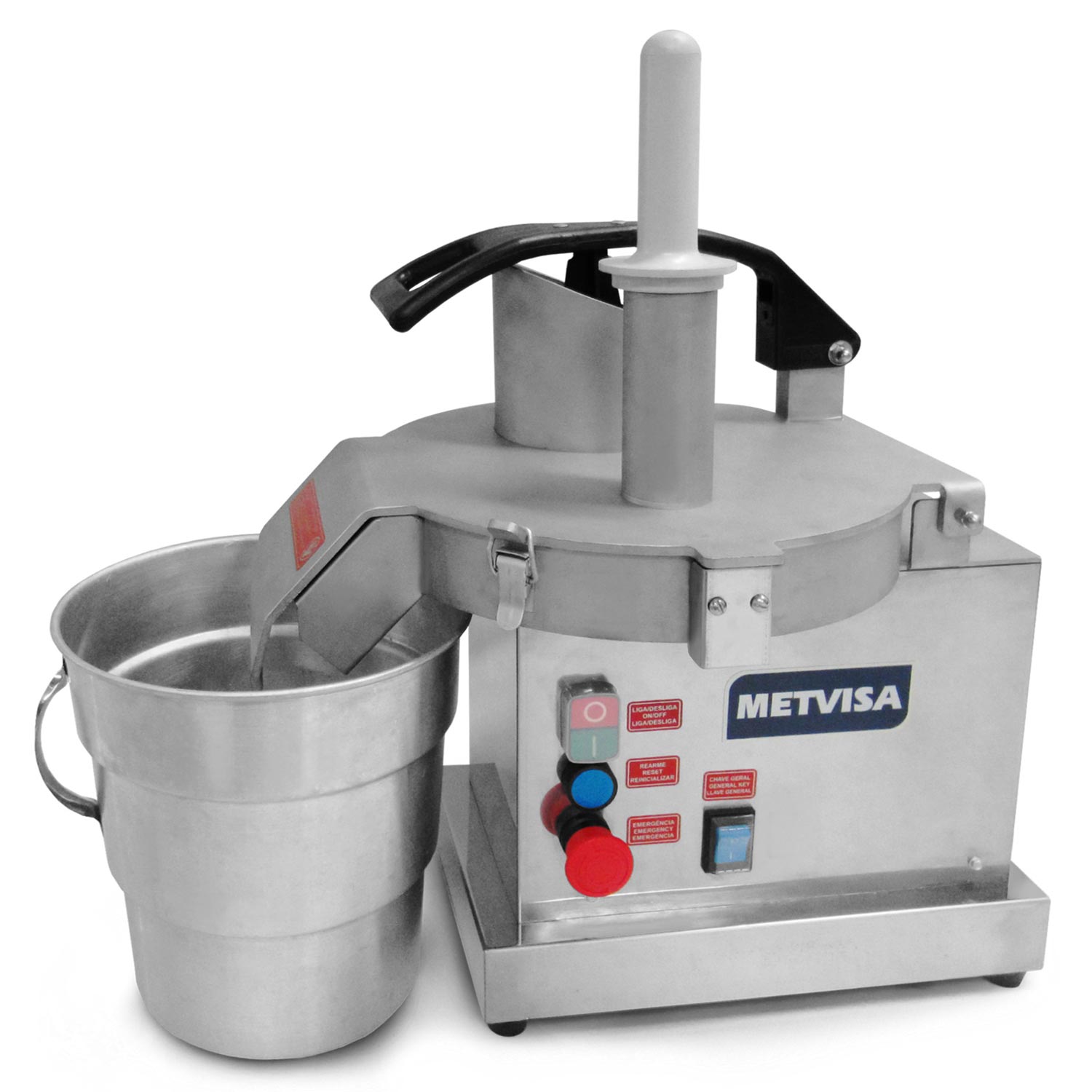 Processador de Alimentos MPAM MAX c/ 6 discos NR12 Metvisa