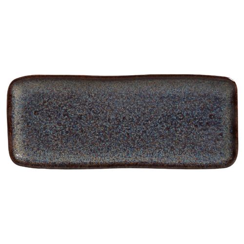 Travessa Retangular Orgânico Titanium Porto Brasil 22x9,5 cm