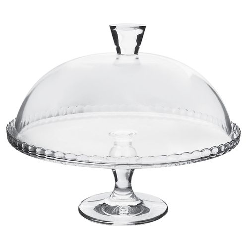 Boleira Patisserie 32 cm com Pé e Tampa Pasabahce