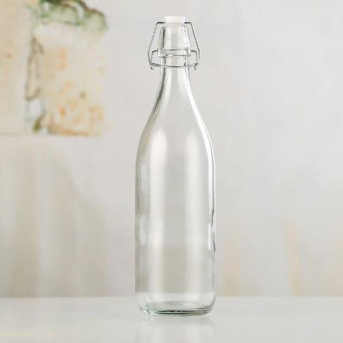 Garrafa Quadrada Hauskraft 1 Litro Transparente