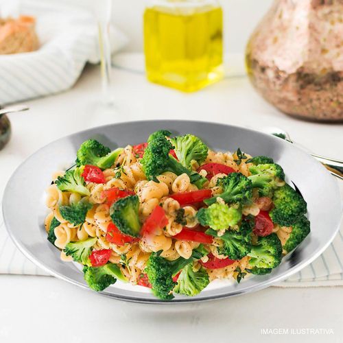 Prato Fundo Gourmet Mix 23 cm em Aço Inox