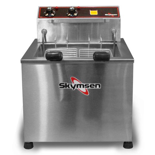 Fritadeira Elétrica Para Mesa Zona Fria FZM8 Skymsen 15 Litros 220v Monofásica