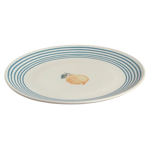 Prato Raso Coup Stoneware Amalfitana Porto Brasil 26 cm