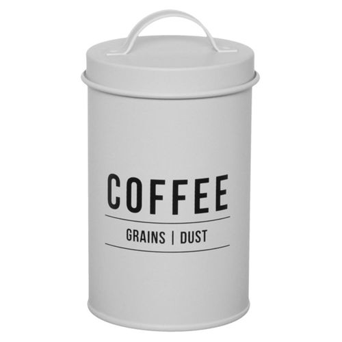 Pote para Café Manhattan Hauskraft 1,2 Litros em Aço Galvanizado Branco