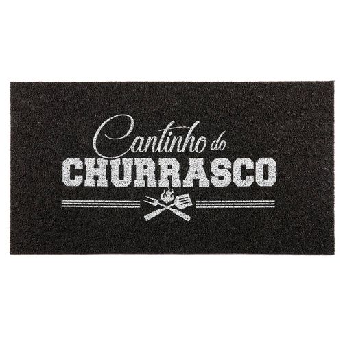 Tapete Capacho Vinil para Churrasqueira Kapazi 40x75 cm