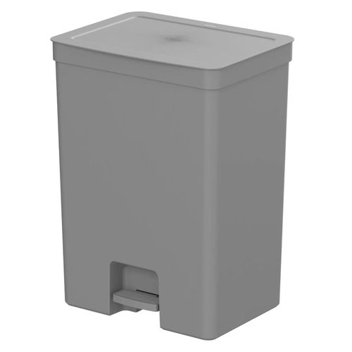 Lixeira Trium OU com Pedal 50 Litros Chumbo