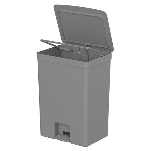 Lixeira Trium OU com Pedal 50 Litros Chumbo