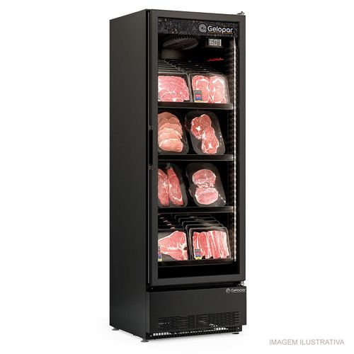 Refrigerador Vertical Conveniência Carbono GCBC-45 PR Gelopar 445 Litros 220v