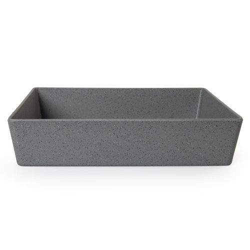 Travessa Buffet 1/2 Goumet Mix 65mm Cinza Stone