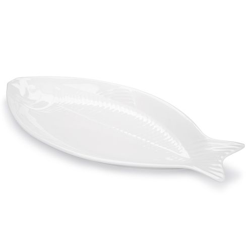 Travessa Peixe Haus em Melamina 58x28x5,5 cm