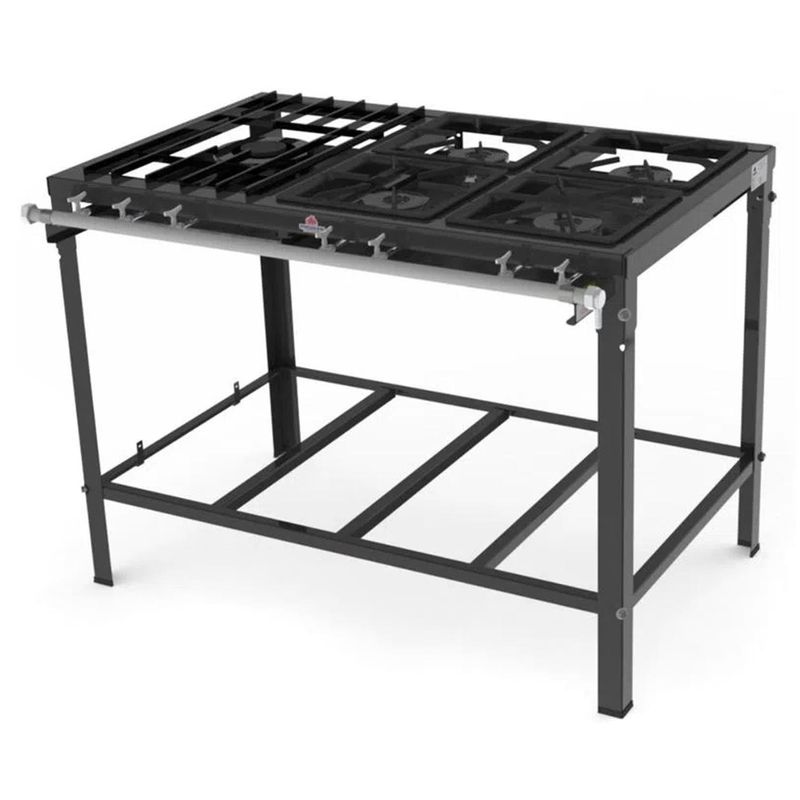 Fogo_Industrial_PMS510_FCH_Progs_5_Bocas_Simples_1_Queimador_Duplo_com_Chapa_147521