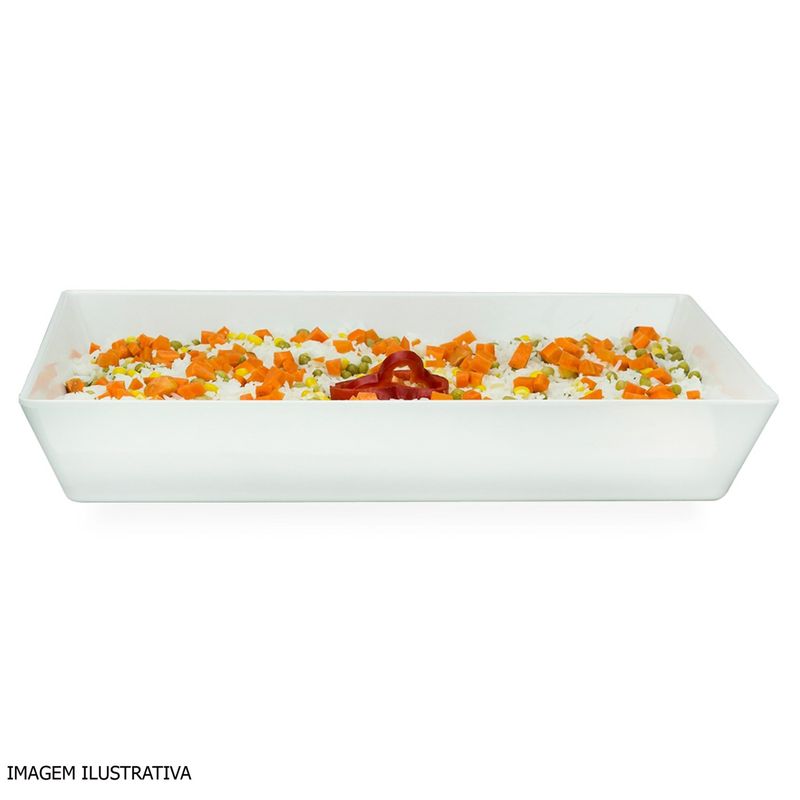 Travessa_Buffet__Gourmet_Mix_em_Melamina_Branca_45x30_cm_78041