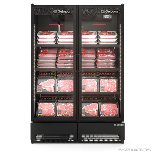 Refrigerador Vertical Conveniência Carbono GCBC-950 CB PR Gelopar 957 Litros 220v