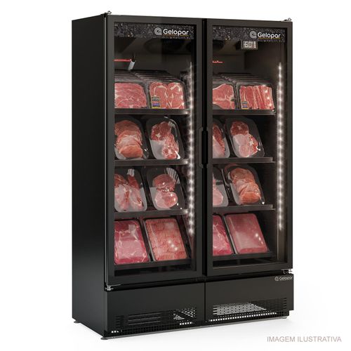 Refrigerador Vertical Conveniência Carbono GCBC-950 CB PR Gelopar 957 Litros 220v