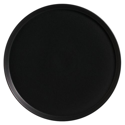 Prato Raso Neo Preto Matte Brasil 27 cm