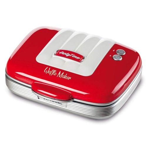 Máquina Waffle Retro Party Time Ariet Vermelha 220v