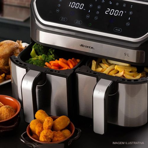 Fritadeira Air Fryer Ariete 2 Cestos 4,5 Litros 127v