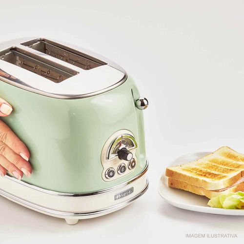 Torradeira Elétrica Vintage Ariete Verde 220v