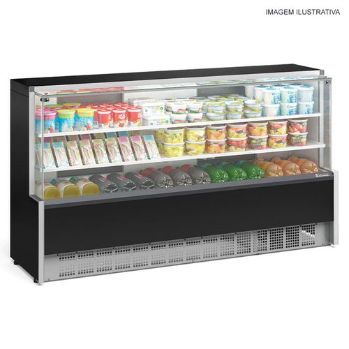 Vitrine Refrigerada Universal Aurora GPDA-205R PR Gelopar 2 Placas Frias 220v