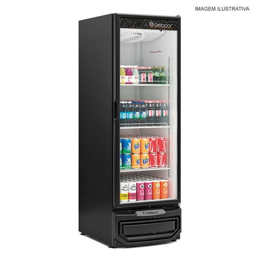 Refrigerador Expositor Vertical 578 Litros GRV-57 Gelopar Preto 220v