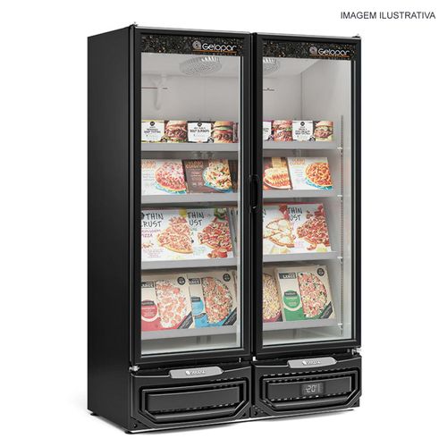 Freezer e Conservador Vertical Conveniência GCVC-950 PR Gelopar Frost Free 957 Litros 220v