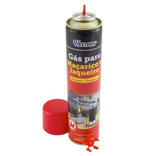 Gás para Maçarico Isqueiro Recarregável Western