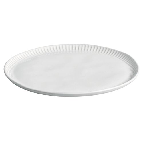 Prato Raso Linhas New White Porto Brasil 27,5 cm