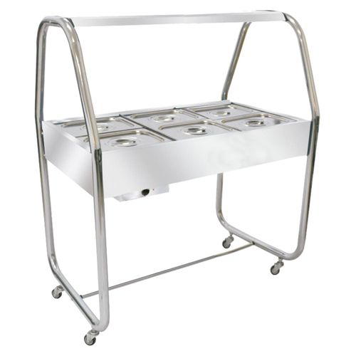 Buffet Gelo-X Cromado EA8TX Venâncio com Cubas
