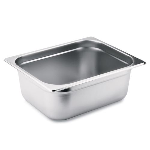 Cuba Gastronômica 1/2 Profundidade 100 mm Hércules em Aço Inox 6 Litros sem Alça