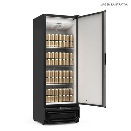 Cervejeira 414 Litros GRBA-400 GW TI Gelopar com Porta Cega Tipo Inox 220v