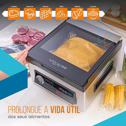 Seladora de Câmara a Vácuo LNS50 Selovac NEO 220v