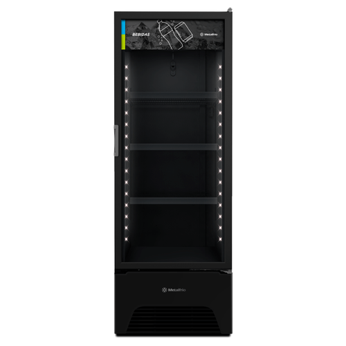 Refrigerador Vertical Essential VB40ALB Metalfrio 403 Litros 127v Preto