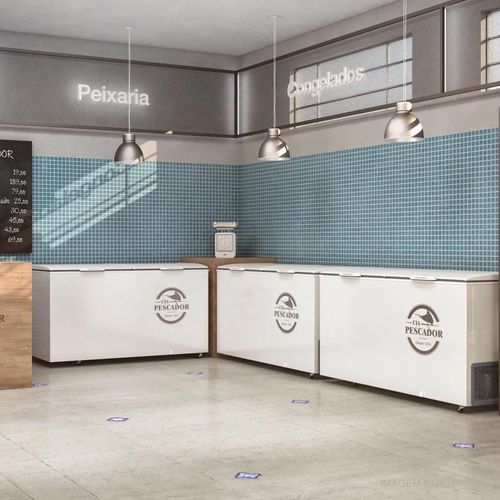 Freezer Horizontal Gelopar 510 Litros 220v Branco