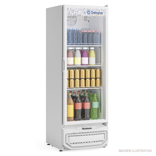 Refrigerador Expositor Vertical GPTU-40 EL BR Gelopar Linha Turmalina 410 Litros 127v