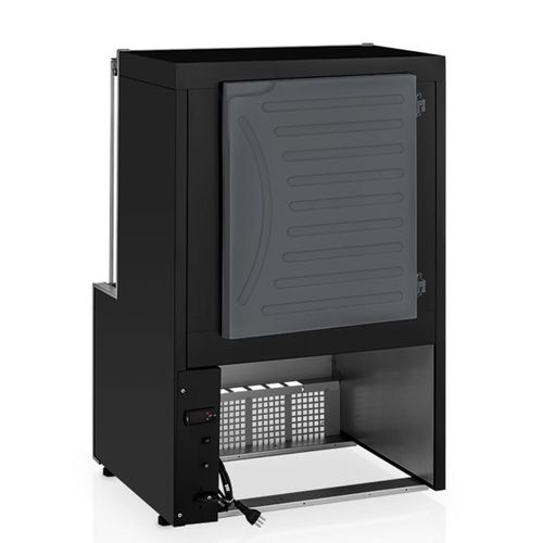 Balcão Vitrine Estufa  Aurora MEQA-075R PR Gelopar 127v 9 Bandejas