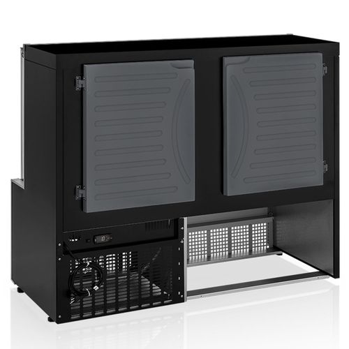 Balcão Vitrine Refrigerada Confeitaria Dupla Função GPFA-140R PR-Gelopar 220v