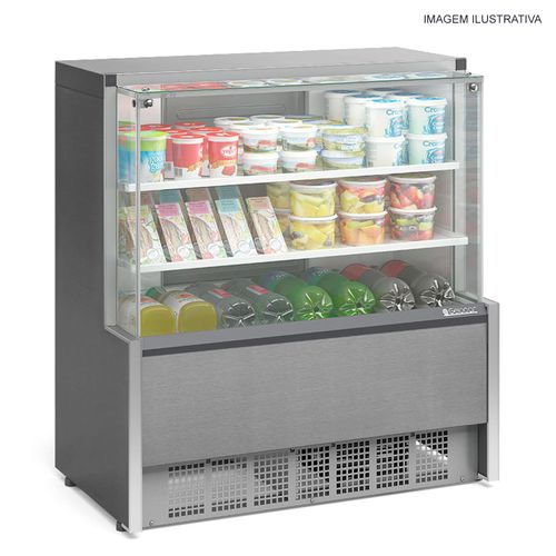 Balcão Vitrine Refrigerada Universal  Aurora GPDA-110R TI Gelopar 2 Placas Frias 127v