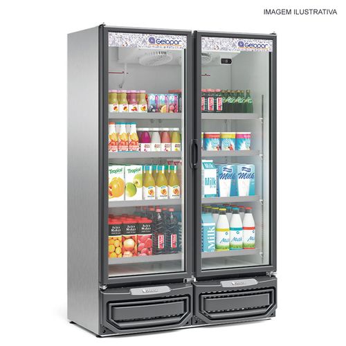 Refrigerador Conveniência GCVR-950 TI Gelopar Tipo Inox 957 Litros 220v