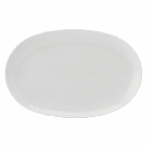 Travessa Rasa Oval Brasília de Porcelana Schmidt 28x18,7 cm