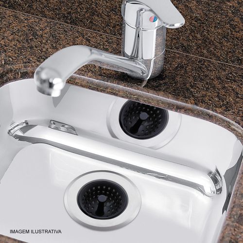 Ralo para Pia Verona Brinox 11,5 cm de Silicone