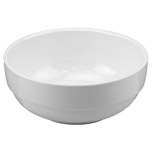 Saladeira Empilhável  Gourmet Mix em Melamina Branca 12 cm